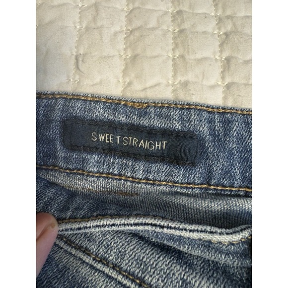 Lucky Brand Women's Sweet Straight Jeans, Medium Light Wash, 10-30, Stretch - Picture 3 of 9